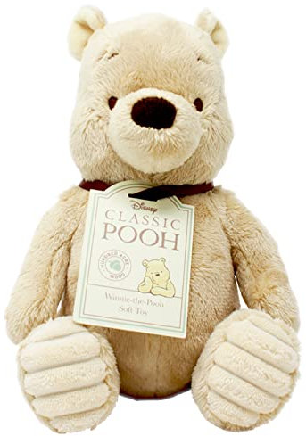 Peluche Douce Winnie l'ourson de la forêt des Rêves Bleus de Rainbow Designs - Peluche de qualité supérieure de 24 cm pour bébé Tout-Petit, Winnie l'ourson de la forêt des Rêves, Cadeau Super Doux