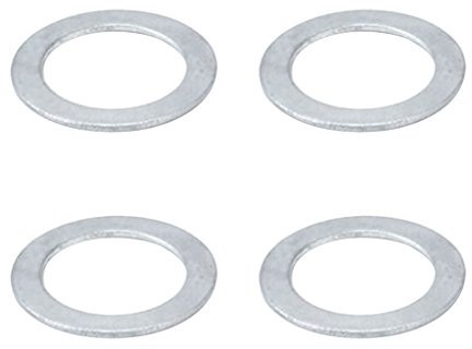 D DOLITY 4X Mountain Road Bike Edelstahl Flache Unterlegscheibe Fahrrad Pedal Dichtung Spacer Washer