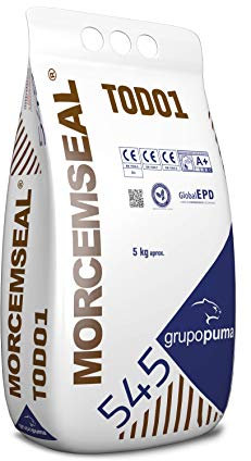Morcemseal todo en 1: Mortero para reparar, pasivas y proteger el hormigón y pintable a las 4 horas. (5 Kg). Grupo puma