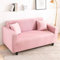 Ouduo Stretch Antirutsch Armlehnen Sofabezug Modern Einfach Sofaüberwürfe 1 2 3 4 Sitzer, Passend für Ecksofa L Form Sofa/Couchbezug/Sesselbezug/Sofahusse (3 Sitzer,Rosa)