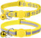 Taglory Collier Chat Anti Étranglement, 2 pcs Réglable Réfléchissant Collier pour Chat Chaton Chiot avec Clochette et Boucle de Sécurité, 19-32cm Jaune