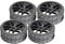 Sharplace 4pcs Maßstab 1:8 Buggy Short Course Reifen Rad sets Wildemess Typ für HSP - Weiß