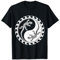 Salamandre Maori Yin Yang Polynésien Tatouage Lézard Gecko T-Shirt