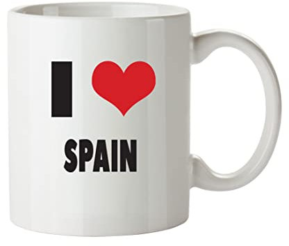 I Love Spain I Love Mug Personalised Adult Office Mug