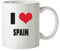 I Love Spain I Love Mug Personalised Adult Office Mug