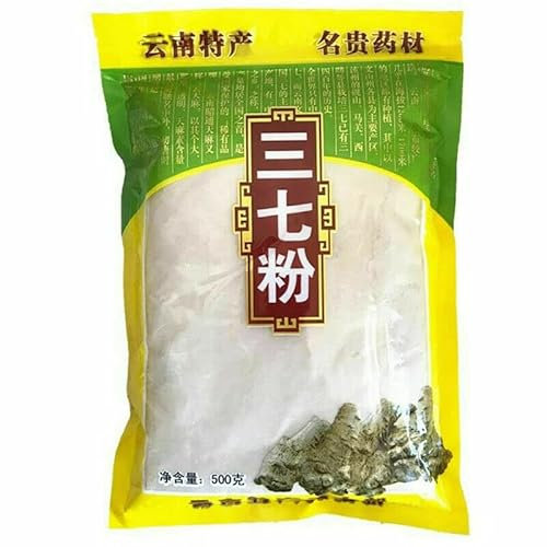Té de hierbas naturales puro orgánico Yunnan Radix Panax Notoginseng Sanqi en polvo 500g