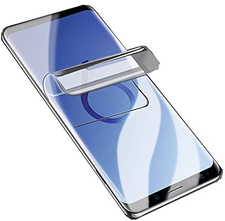 Film hydrogel 2 pcs pour Samsung Galaxy S9+ Plus G965F 6.2 Haute Sensibilité Flexible Protecteurs d'écran d'empreintes Digitales déverrouiller Antidéflagrant Pas de Verre Trempé