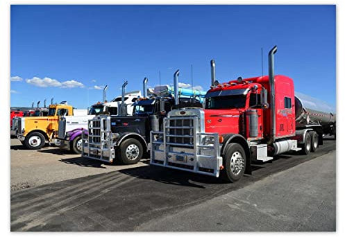 Foto Bild Poster Wandkunst Dekor 84,10 x 59,40 cm American Trucks Nr. H1536M_PL1A1