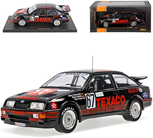 Ixo Ford Sierra RS Cosworth Nr 67 Niedzwiedz Ludwig Soper Gewinner 24H Nürburgring 1987 1/18 Modell Auto mit individiuellem Wunschkennzeichen