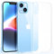 Supdeal Stoßfeste Klar Hülle für iPhone 14, [Nicht vergilbend] [10FT Militärischer Fallschutz] Hart Durchsichtig Rückseite Vier Eckenairbags Fallschutz Handyhülle, 6,1 Zoll, Transparent