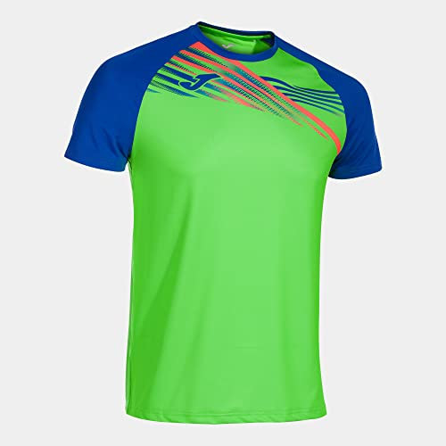 Joma Herren Elite X t-Shirt, Neongrün/Royal, L