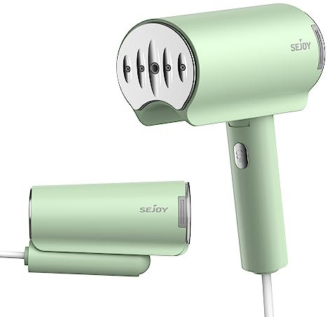 Plancha Vapor Vertical, Plancha de Vapor de Viaje Portátil Vaporizador de Ropa 20S Calentamiento Rápido, Steamer Vertical y Horizontal, Elimina Arrugas y Olores, para Viaje y Hogar