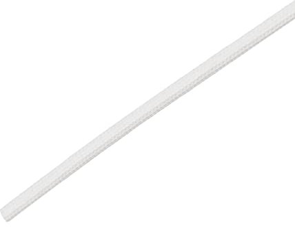 DMiotech 1Pz 29.5Ft-1.5mm Bianco Silicone fibre Vetro Alto Temperature Manicotti