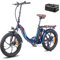 Fafrees E Bike Klapprad 20 Zoll, Ebike Herren 36V 18AH Akku, Elektrofahrrad Reichweite bis zu 70-150km, Faltrad E-Bike Damen 250W Fatbike, Mountainbike 25km/h, F20 Pro