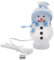 minkissy Christmas Snowmen Figurines USB Snowman LED Lamp Color 7 Color Changing Decorations Indoor Christmas Ornament Table Car Decoration Tea Light Decors Blue