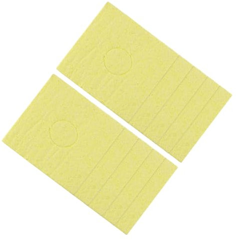 CoCud Soldering Iron Tip Cleaning Sponge, 60x60mm, Square High Temperature Sponge - (Applications: for Soldering Irons Soldering Station), 10 Pieces