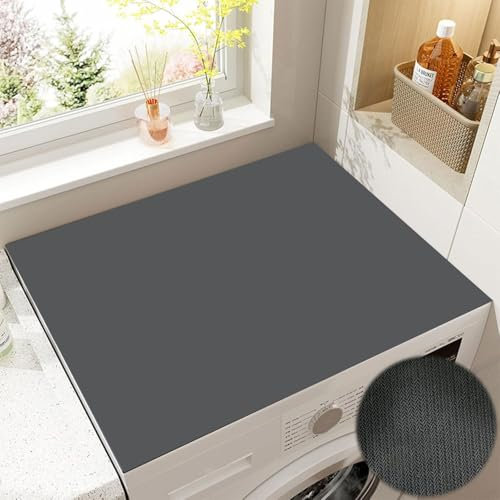 YeahBoom Waschmaschinenauflage 60x60cm,Abdeckung für Waschmaschine,Waschmaschinenabdeckung Universal,Waschmaschinen Auflage Weiche und Zuschneidbare,Waschmaschinenbezug für Waschmaschine,Trockner