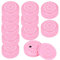 Prasacco 110 PCS False Lash Glue Holder, Eyelash Glue Holder for Eyelash Extensions Plastic Lash Trays for Lash Extensions Lash Glue Container Eyelash Extension Glue Holder Pallet Pads (Pink)