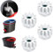 4 Piezas Spin Mop Replacement Parts Fregona Giratoria Repuestos de Pedal de Embrague Desechable Rodamiento de Embrague Unidireccional Compatible con Vileda Reemplazo de Engranaje Giratorio