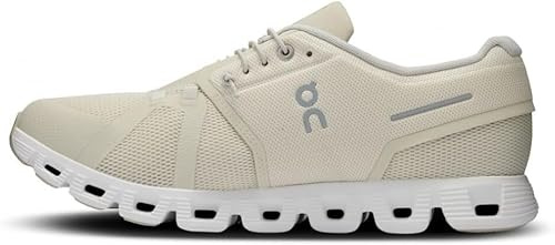 On Men's Cloud 5 Running Shoes, Off-white, 12.5 UK