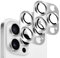 Kucheed 2PCS Camera Lens Protector for iPhone 11 Pro/iPhone 11 Pro Max, One-Piece Metal Aluminum with 3D Texture Designed Decoration, Anti-Scratch Full Protection Back Camera Cover