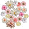 EnixwH Fiori Artificiali Realistici, 4,5 CM Fiori Finti per Decorazioni Rose Finte per Decorazioni per Bouquet DIY Matrimonio Centrotavola Decorazione Domestica Festa Casa Nozze (Rosa)