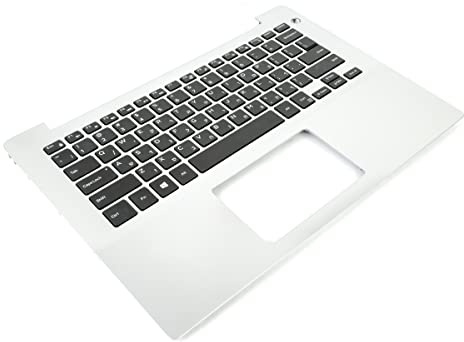 Dell Inspiron 5480/5485/5488 Palmrest & HEBREW Backlit Keyboard - 0DNF8W + 0581FC (Renewed)