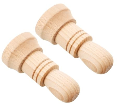 TOYANDONA 2sets Flower Pot Maker Wooden Hand Tools for Diy Seedling Starter Pots for Plants for Gardeners