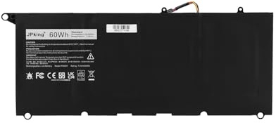 JPking 60Wh PW23Y Laptop Akku für Dell XPS 13 9360 13-9360-D1609G 13-9360-D1705G 13-9360-D1605G 13-9360-D1605T 13-9360-D1609 XPS 13 2017 Series 0PW23Y RNP72 0RNP72 TP1GT 0TP1GT