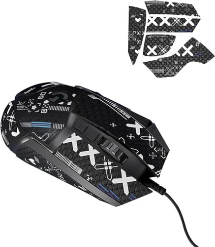 KZIOACSH Grip Tape for Logitech G502 HERO Wireless Gaming Mouse, Ultra-Thin Anti Slip Sweat-Proof Cut to Fit Replacement Grip Stickers Anti-Scratch Self-Adhesive Side Panels Mouse Skins