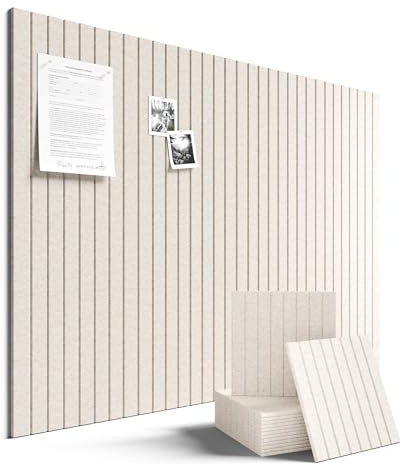 Fluxynara 48 x 36 Large Felt Bulletin Board, Oatmeal