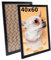 Truevaste 2 Stk. Bilderrahmen 40x60 cm Schwarz, MDF Fotorahmen, Klassischer Bilder Rahmen für Wand Tischbilderrahmen Picture Frame für Poster Dokument Hochzeitsfotos Abschlusszeugnis Jubiläum Geschenk