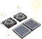 CGACCSD Ventilador de extractor solar, de entrada o de escape, impermeable de 10 W, con alta velocidad para gallinero, para gallinero, ventilación