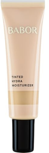 BABOR MAKE UP Tinted Hydra Moisturizer, getönte Feuchtigkeitscreme, BB Cream, mit feuchtigkeitsspendendem Serum, leichte Deckkraft, 30 ml