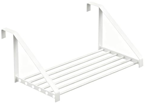 YGER JZGB Wäscheständer für Heizkörper, Handtuchhalter Heizkörper, Robustes Eisen, Kein Bohren Erforderlich, zum Aufhängen von Socken, Kleidung und Schuhen(White,40x30x20cm/16x12x8in)