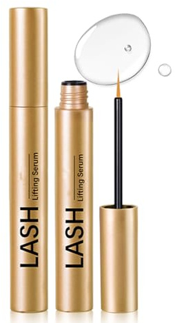 Wimpernserum Ohne Hormone,Wimpernwachstumsserum,Lash Serum Natürlicher Wimpernverstärker,Wimpern Serum Schnell Wachstum,Stärkt & Pflegt Wimpern,Für längere,vollere Wimpern, Nährende Formel-4 ML