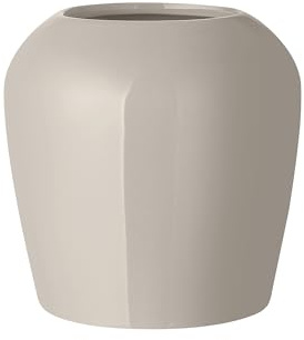 blomus Vase -LETA- | Blumenvase aus Glas | Größe L | Farbe Mourning Dove | Wohnaccessoire