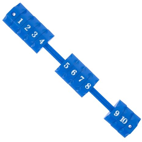 TOYANDONA Tischfußball Spielstandanzeige Multifunktional, Blau, Kunststoff