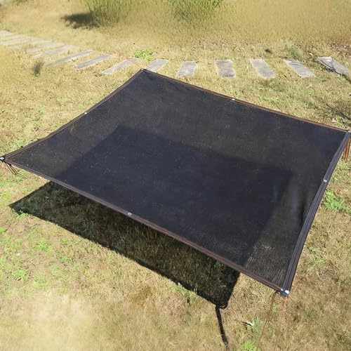 Telo Ombreggiante Nero Resistente 3x3m 3 * 4m, Telo In Rete Resistente Ai Raggi UV Con Occhielli For Pergolato Di Serra Da Giardino E Pollaio(5x8m(16.4 * 26.2ft))