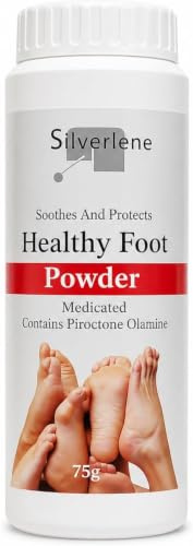 Antifungal Powder for Athlete's Foot 75g – Medicated Foot Powder with Piroctone Olamine, Moisture Absorbing, Odour Control & Daily Foot Care for Sweaty Feet