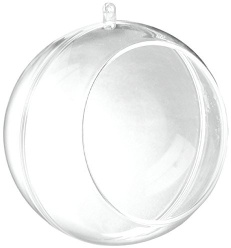 Knorr Prandell Dekokugel 12cm teilbar - Hängende Dekoration - Dekoration - Modern - Hochzeit - Glas, Metall, Kunststoff