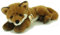 Teddys Rothenburg Kösen, Fuchs, 30 cm, liegend, rotbraun/Weiss, Stofffuchs, Plüschfuchs