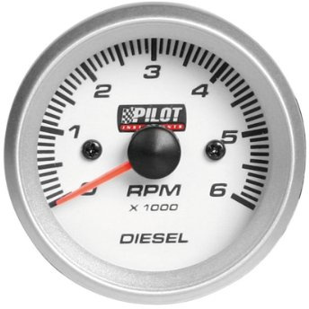 Pilot LA_10028 Rev COunter for Diesels Engines 0 - 6000 RPM
