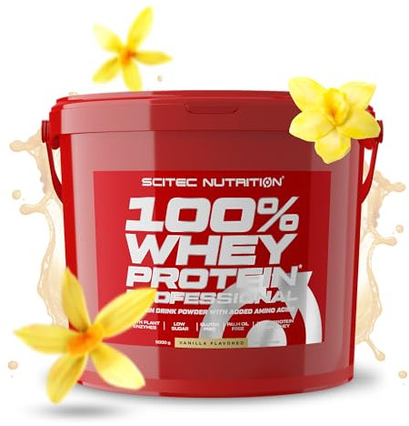 Scitec Nutrition PROTEINE 100% Whey Protein Professional, vanille, 5000 g