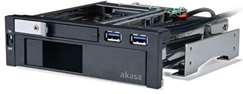 Akasa Lokstor M51 Montagerahmen für HDD/SSD-Festplatten inkl. 2X USB 3.0