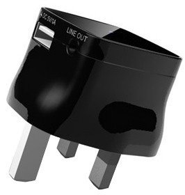 7dayshop Wireless Audio Bluetooth Receiver and USB Charger for Home Hi-Fi 3.5mm AUX Input