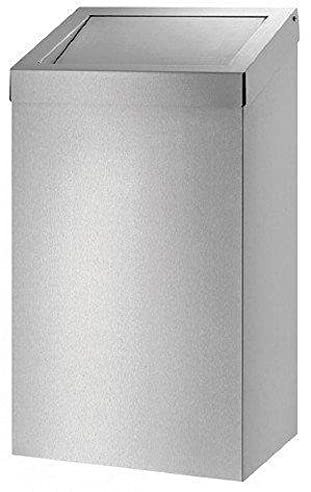 All Care 13073 Dutch Bins - Papelera de metal con autocierre (50 L, acero inoxidable)