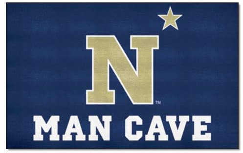 FANMATS 17344 Teppich mit Team-Farbe, 151 x 240 cm, U.S. Naval Academy Man Cave Ulti
