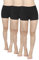 4How 3er Pack Kurze Sporthose Rdlerhose Damen kurz Sport Leggings Schwarz Sport Shorts Laufshorts Sommer Fitness Yoga Shorts Panties Hotpants S
