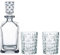 Nachtmann Bossa Nova 101095 Lot de 3 verres à whisky, carafe à décanter + 2 verres à whisky, verre en cristal, 750 ml/330 ml